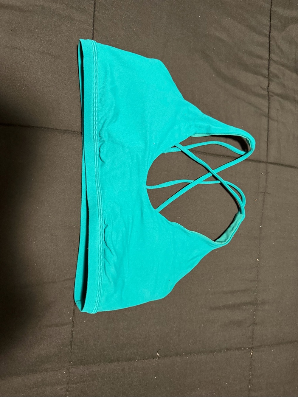 lululemon athletica Teal Strappy Sports Bralette